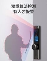 防盗防撬能报警，万佳安F5智能门锁让安全内外兼顾