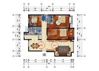 设计案例 | 葛洲坝•紫郡府 135 平米新古典风格温馨二人小世界 (4)张