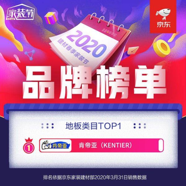 京东地板类目TOP1！肯帝亚超级地板电商渠道持续发力，更多爆款火热来袭！