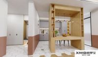 喜梦宝全屋定制小空间，莫兰迪色墙裙太惹眼