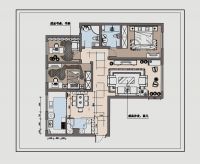 装修美图 | 银滩雅苑 147 平米新古典风格幸福一生 (4)张