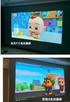 坚果J9和当贝F1C画面对比测评，实拍对比二者画面真实效果