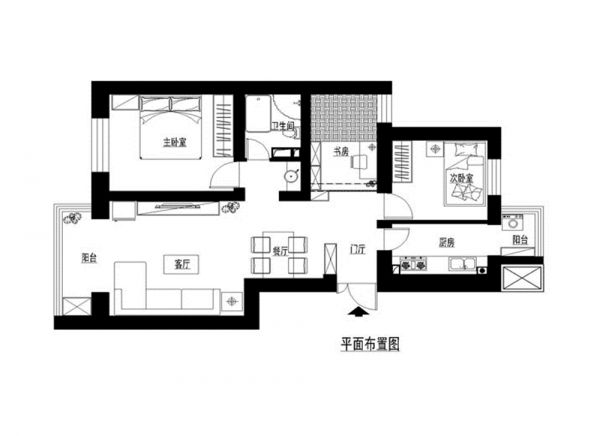 汤泉墅95平地中海风格案例赏析