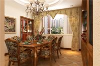 设计案例 | 阳光汾河湾 140 平米新古典风格古典之美 (7)张