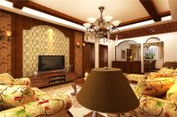 设计案例 | 阳光汾河湾 140 平米新古典风格古典之美 (7)张