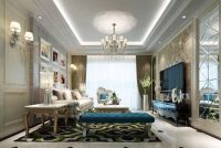 装修美图 | 湾上首座 121 平米新古典风格湾上首座三居室样板房 (6)张