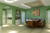 装修美图 | 御龙庭 141 平米东南亚风格碧云/抹茶之香 (5)张