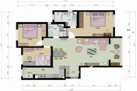 装修美图 | 御龙庭 141 平米东南亚风格碧云/抹茶之香 (5)张