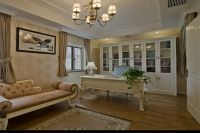 装修美图 | 孔雀城 200 平米新古典风格光韵 (4)张