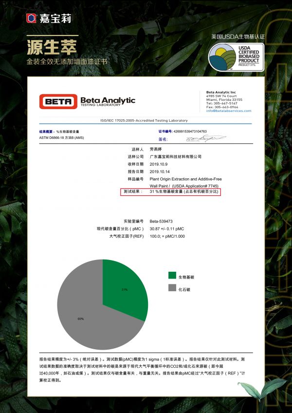 嘉宝莉新品“源生萃”：以生物基在涂料界开启一场“绿色革命”