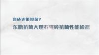 瓷砖健康科技：东鹏大理石抗菌瓷砖能够有效抑菌，空气净化砖24小时降醛率达89%