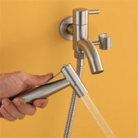 马桶旁边的水龙头喷枪 用了它才知道真方便