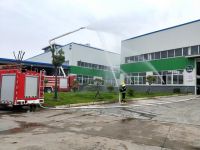 千川木门湖北生产基地开展消防演习进现场活动