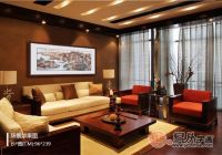 国画山水点缀家居环境 意境优美选择多样