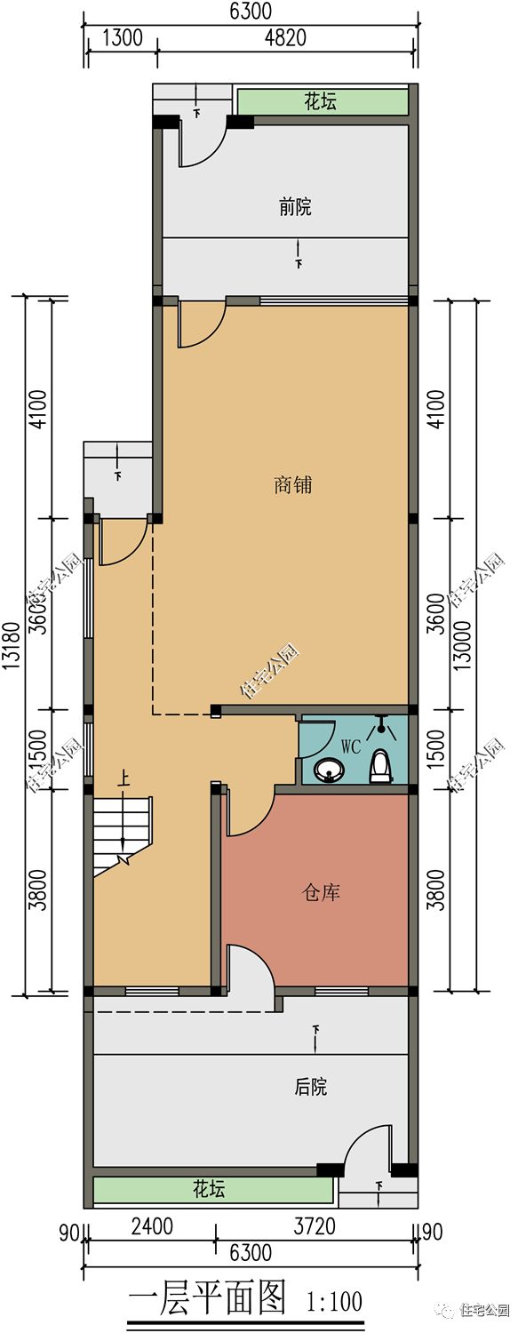 临街建栋6×13米的农村房，既能开店还能出租！