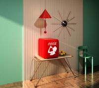 HCK哈士奇x可口可乐复古冰箱，让你冰爽一夏！