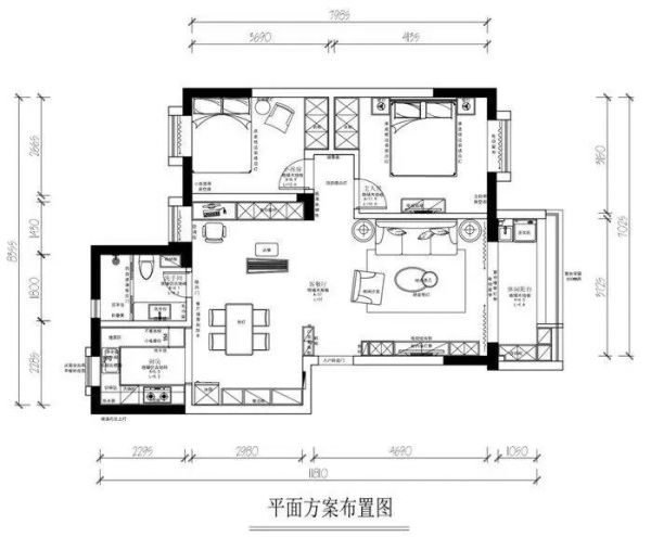 84㎡ 简约风 收纳做了这么多，也不会拥挤