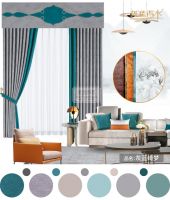 新浪精选：如鱼得水·溢彩窗帘——《灰蓝绮梦》