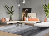 极简风地毯让家居质感翻倍