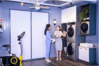 海尔智慧阳台:王女士如愿用上大洗衣机,还多了储物空间