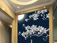 玄关迎门墙挂什么画合适，我图网古风字画分享给你