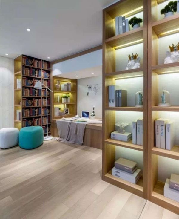 73㎡的loft复式，宽敞书房+二层卧