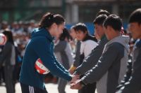 惠达关注乡村体育教育 助力惠若琪携腾讯体育开讲《一堂体育课》