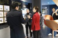 杭州亚组委会市场开发部副部长杜梦菲一行莅临兰帛家居参观考察