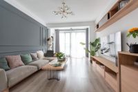 M+宝藏设计师｜巧用浪漫莫兰迪色！酷飒美女设计师为年轻恋人打造95.8㎡爱的小窝