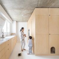 现代系原木公寓，童话般的素色世界