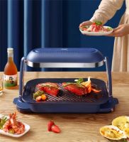 桌面烧烤神器！美的照烧炉让你在家烧烤无烟不油腻