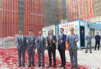 荣耀封顶 启幕未来丨百能橱柜智能研发生产基地封顶大吉！