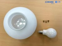 白玉磨砂，无二造型，宜美雪人系列吸顶吊灯上市