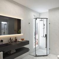 8㎡卫生间安装德立淋浴房轻定制F9，舒缓压力