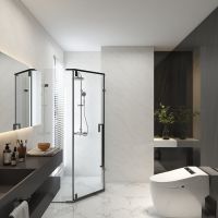 8㎡卫生间安装德立淋浴房轻定制F9，舒缓压力