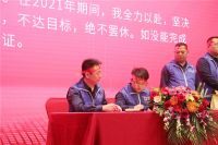 #开局即决战# 圣堡罗整体门窗誓师大会，吹响奋战2021号角