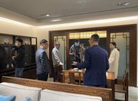 兴叶家具|欢迎红星美凯龙河北二营发中心总经理鹿总一行莅临兴叶家具指导