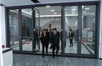 佛山江西省安义商会来访喜牧龙门窗进行分享交流