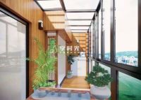 享时光木阳台|广州网红小区:阳台是业主的世外桃源