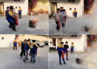 融润展柜开展消防安全演练活动，防患于未“燃”