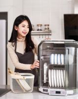 韩加消毒柜“消毒+烘干+收纳”一体，厨房餐具除菌全靠它