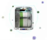 韩加消毒柜“消毒+烘干+收纳”一体，厨房餐具除菌全靠它