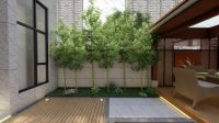 33㎡新中式庭院设计，小空间大作为，菜园、养鱼池、休息区全都有