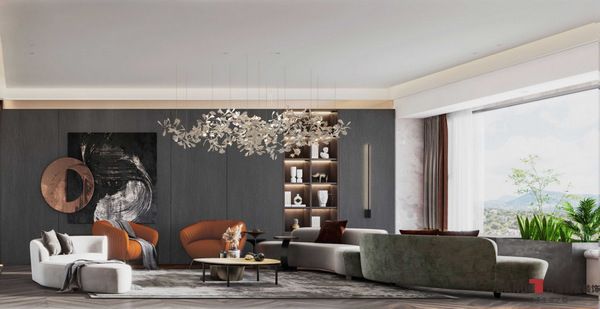 （客厅·弧形沙发）