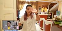 何洁美国千万别墅欧式装修背靠大海，家具奢华到浮夸，令人羡慕