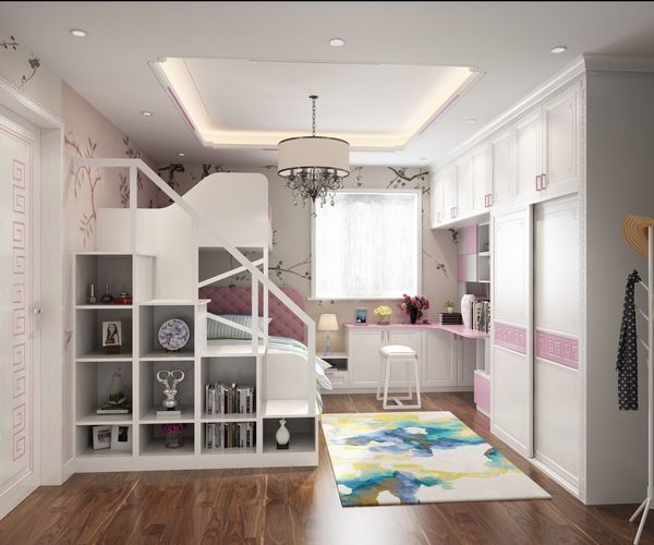 【衣柜+书桌组合】