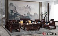 天勤红木：条纹乌木精品家具，打造个性化的中式家！