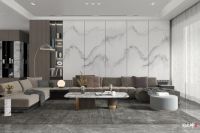 陶元帅瓷砖:家装想用素色质感砖,怎么选、怎么铺?