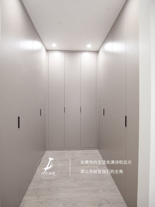 103㎡三居室一门到顶的衣柜设计,简约又温馨