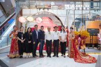 传承中国传统婚庆文化，梦洁携手王府井打造精美中式婚礼